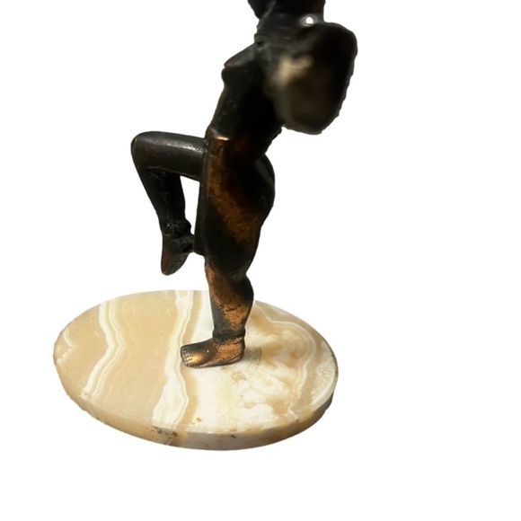 Brass Cleopatra Figurine on Marble Base Collectible! - Picture 10 of 11